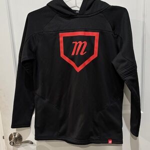 Marucci home plate : Youth baseball hoodie